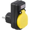 revolt Sockets: Outdoor Socket Adapter with On/Off Switch, up to