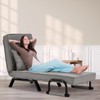Convertible Sofa Bed Sleeper Chair,Single Person Chaise Lounge Couch with
