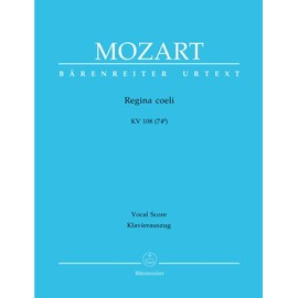 BARENREITER MOZART W.A. - REGINA COELI KV 108 (74D) - VOCAL SCORE Classical sheets Choral and vocal ensembles