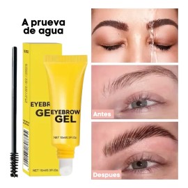 Gel Fijador Cejas Waterproof Efecto Laminado Cejas Brocha F
