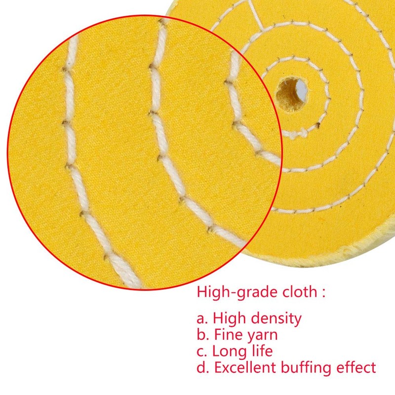 scottchen PRO Buffing Polishing Wheel 4in(100mm) for Drill 1/2 in