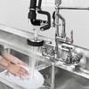 KWODE Pre-Rinse Spray Valve Replacement Head with Handle Grip Assembly