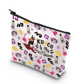 JNIAP Kuzco Llama Makeup Bag Kronk And Yzma Gift Kuzco Llama Gifts Emperor's Movie Inspired Zipper Pouch, KUZCOspirit, Fit