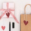 Rico Design 24 red heart pendants S.