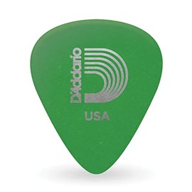 Planet Waves 1DGN4-25 Picks Duralin Picks Green 25 Picks Standard Shape in Medium