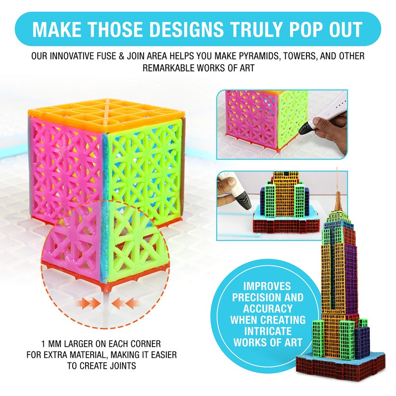 3Dmate Base - Transparent 3D Pen Mat 18 x 12