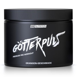 OS NUTRITION Götterpuls Premium Pre Workout Orange, Powder, 308 g