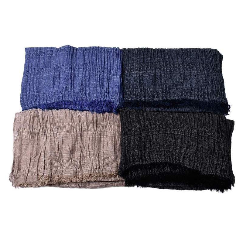Amida Scarf, Men's, Women's, Cotton, Linen, Large, Cool, Business Stole,