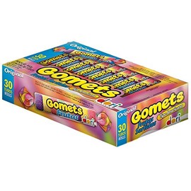 Gomets Assorted Fruit Flavoured Jelly Rolls Bala De Gomas 30 Rolls - 33.86 Oz