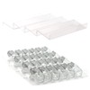 AyeVision Set of 4 Spice Jars Rack Plastic Drawer Organizer