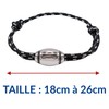 Ernestine - Bracciale rugby - misura regolabile, regalo festa del