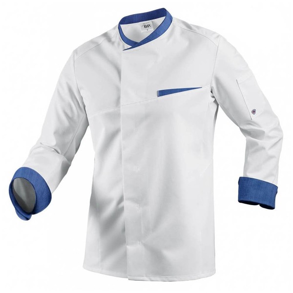 BP 1593-435-21-M chef jacket for men, long sleeves with cuffs