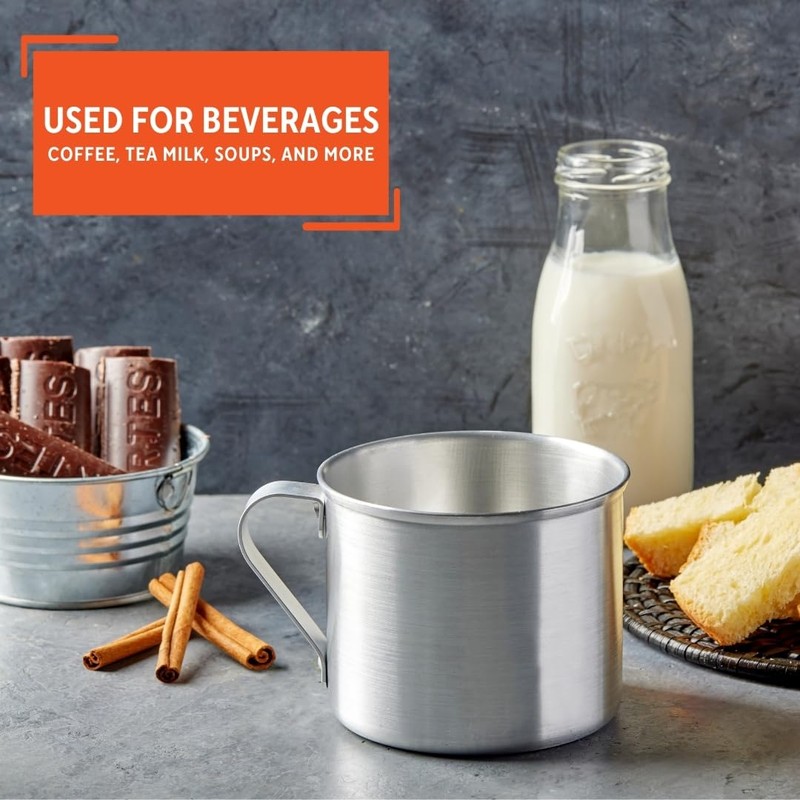 IMUSA USA R200-10WM Aluminum Mug for Stovetop Use or Camping