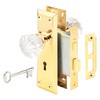 Prime-Line E 28336 Mortise Keyed Lock Set with Glass Knob