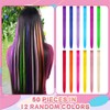 Children's Hair Strands, Colourful Hair Strands for Braiding and Cliping,