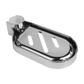 Hsthe Sea Shower Rail Soap Holder, Clip-on Bathroom Soap Holder, ABS Shower Soap Dish, Adjustable Bathroom Gadget FOR 22MM Tube/Pole