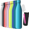 GeeRic Drinking Bottle 1 Litre Stainless Steel Thermos Flasks Double-Walled