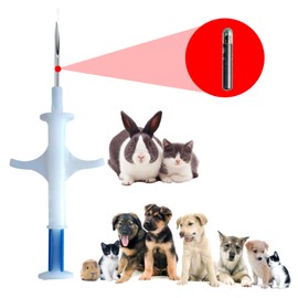 Manruta ISO Animal Microchip ID for Dogs and Cats 60 Pack 1.25X7 MM Injectable Transponder 134.2Khz with 15 Unique ID Number