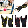 URTERYSER Non-Slip Bowling Gloves Grip Protective Gloves SemiFinger Instruments Sports