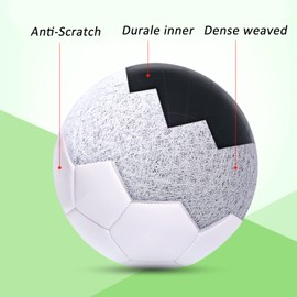 SPDTECH Soccer Ball Size 3 4 5 Pure Color DIY Kids Boy Gift Painting Together with Parents Grandparents or Kindergarten Teacher