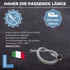 LICHTBLAU Kink Resistant Stainless Steel Hose I 35 cm I