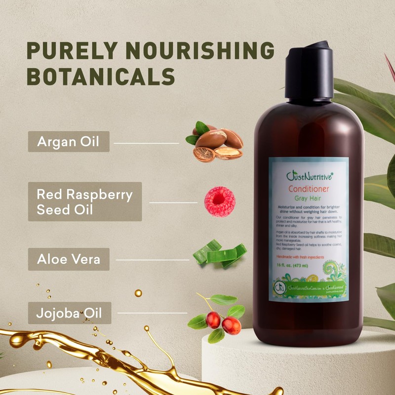 Just Nutritive Gray Hair Conditioner | Gray Hair Treatment |
