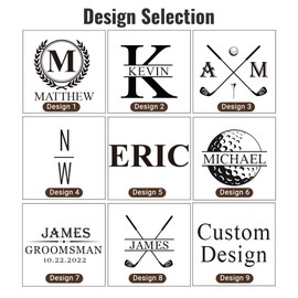 Custom Golf Yardage Book Scorecard Holder - Engraved Leather with Distinct Patina Texture, Gift for Golfers – Men and Women