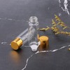 Ellbest 8pcs Glass Bottle 20ml Clear Glass Sample Vials Refillable