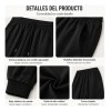 CHILLCAT - 3pcs Pants Pantalones Deportivo Moda Casual Gym Para