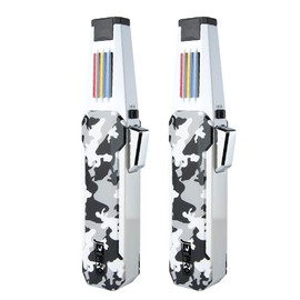 JETPRO Butane Torch Lighter One-Hand Operation Lighter Adjustable Jet Flame with safety lock Kitchen Cooking Torch Gift Box Package (Butane Gas Not Included) (Camouflage)