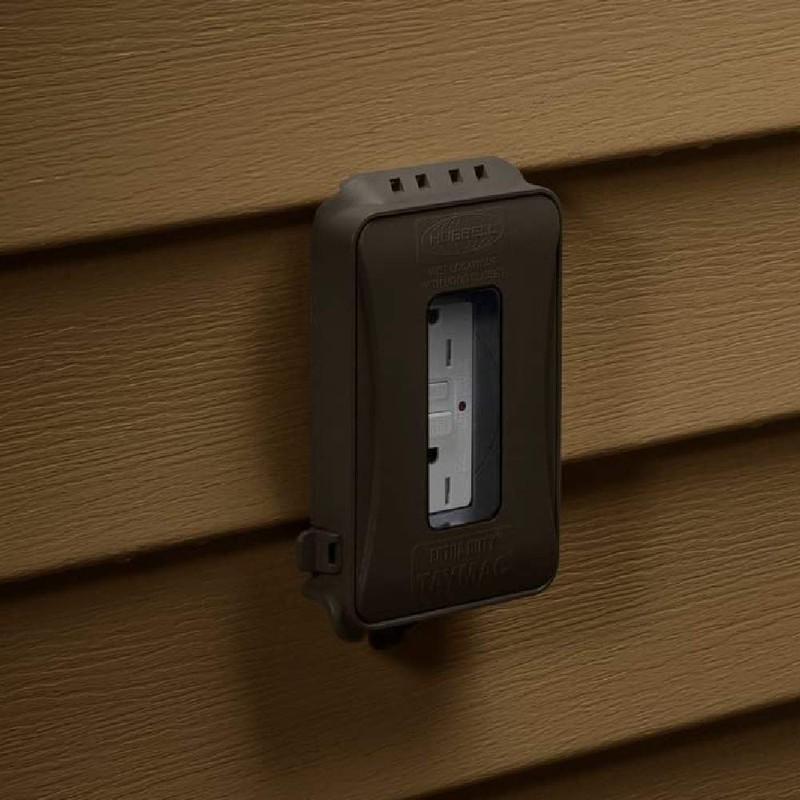 TAYMAC ML500 Single-Gang Mount 16-in-1 Flat Nonmetallic Weatherproof Vertical/Horizontal, 1-Pack,