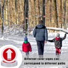 Trail Markers Reflective Trail Marker Pack Bright Trail Marking Reflectors