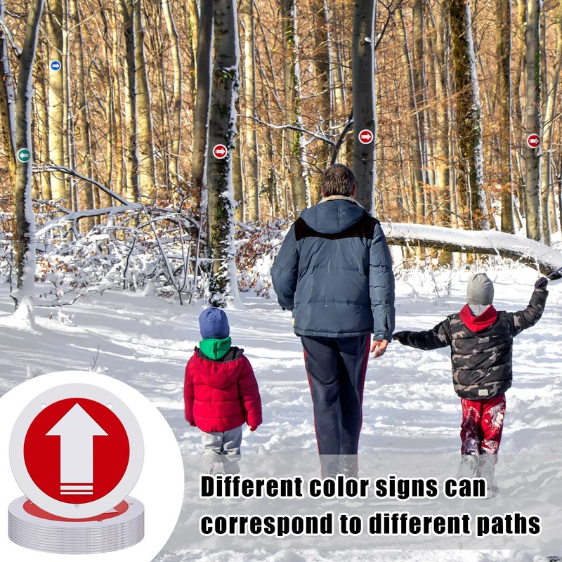 Trail Markers Reflective Trail Marker Pack Bright Trail Marking Reflectors