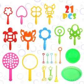 GWHOLE Bubble Toy, Set of 21, Bubble Machine, Kids, Outdoor, Toys, Party Goods, Summer Festival, Event Supplies, Birthday Gift