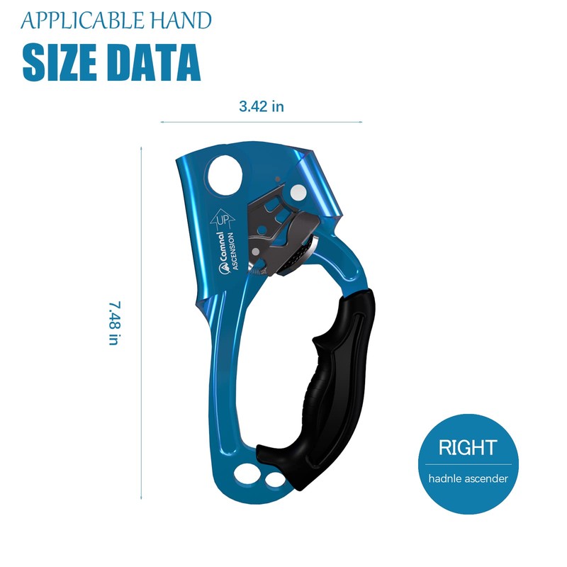 CAMNAL Ascender Handle Ascender Suitable for 0.3 - 0.5 inch