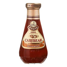 Satsebeli Sauce Homestyle Style with Sweet Pepper 300g/10.59oz Traditional Georgian Cuisine Tomato Sauce with Piquant Herbs for Meat, Steaks, Grill, Fish, Seafood by Kinto (Mild Spicy)