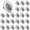Zonon 24 Pcs Stainless Steel Soffit Vents 4 Inch Round