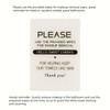 Please use the provided wipes for makeup removal signs,Great reminder