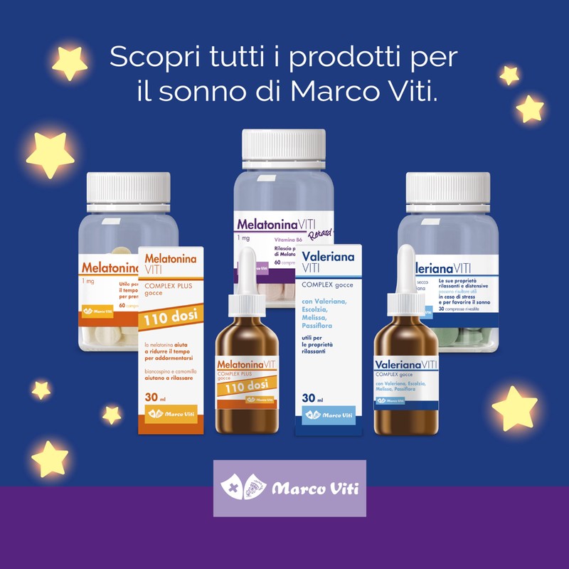 Melatonina Viti Retard - 180 Compresse a Rilascio Prolungato, Integratore