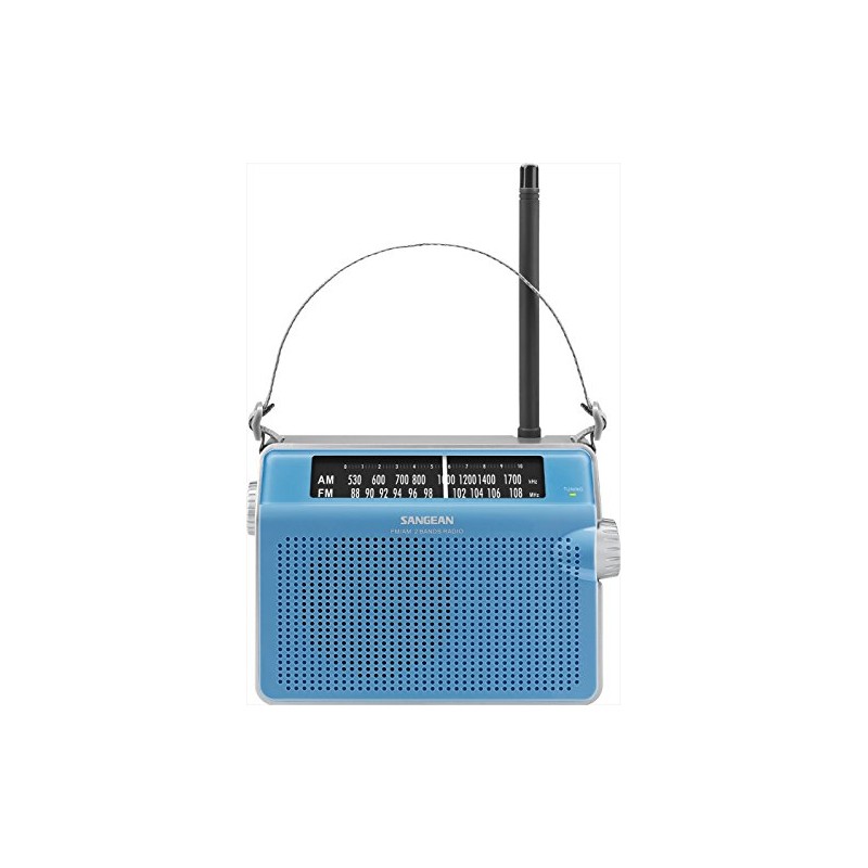 Sangean PR-D6BU AM/FM Compact Analog Portable Radio (Certified Refurbished)