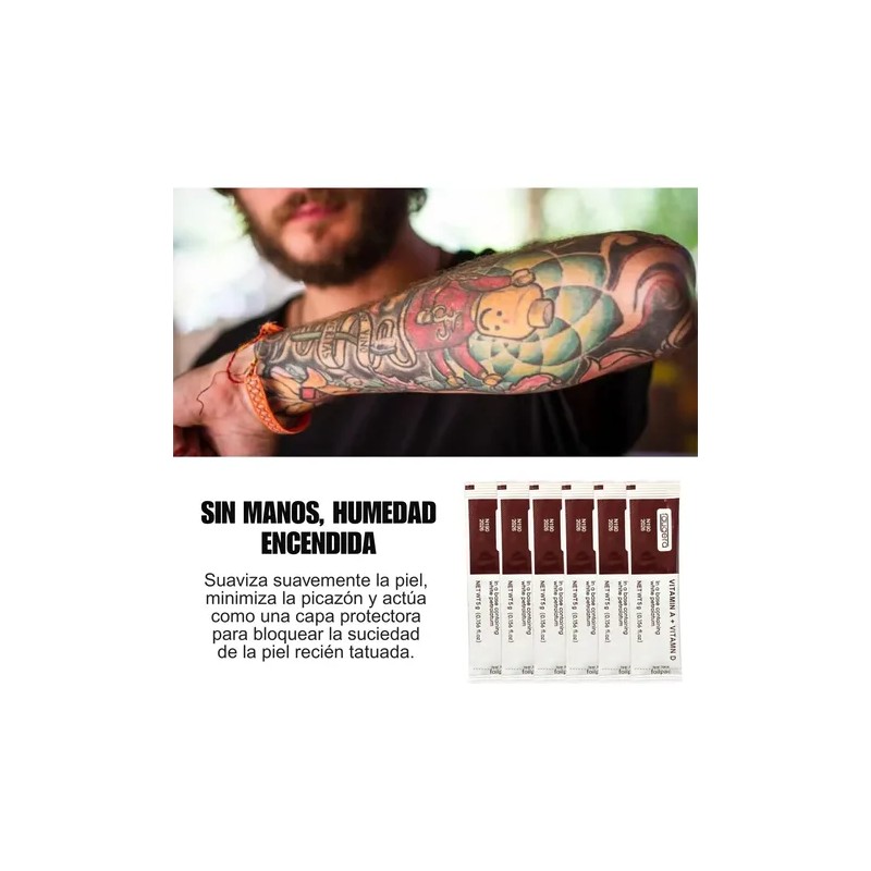 T Tcrema Hidratante Tatuaje Vitamina A Y D Microblading 120pz