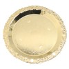 Round Decorative Dinner Plate Stainless Steel Storage Tray for Jewelry