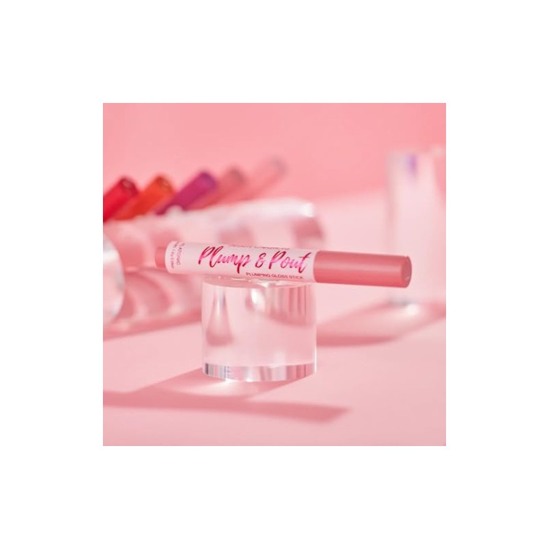 LIP GLOSS STICK VOLUMINIZADOR PLUMP POUT BEAUTY CREATIONS (PLATONIC, 12)