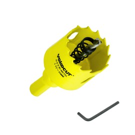 Hole Saw 35 mm, Universal HSS M42 Bi-Metal Hole Saws, Circular Hole Saw with Hex Shank and Drill Bit Set Drill Bit for Wood, Drywall, Plastics