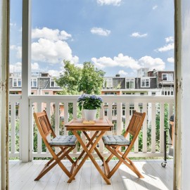 Relaxdays Bamboo Ashtray, Outdoor & Indoor, Table Ashtray, Stainless Steel, H x W x D: 4 x 15 x 15 cm, Natural/Silver, 15 x 15 x 4 cm