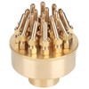 Fountain Nozzle Brass 3 Layers Adjustable Watering Sprayer Pond Sprinkle