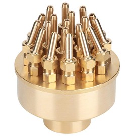 Fountain Nozzle Brass 3 Layers Adjustable Watering Sprayer Pond Sprinkle Jet DN40