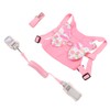 Toddler Harness Leashes with Retractable Wrist Link Pink 1.5M Rope