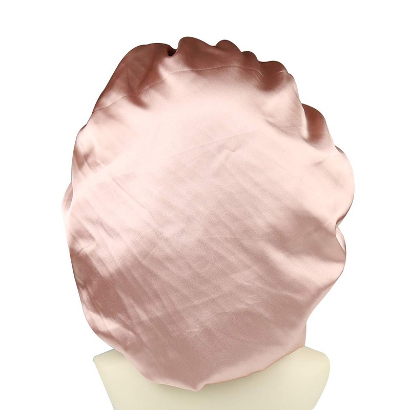 Alnorm Long Satin Bonnet Sleep Cap - Double Layer Soft
