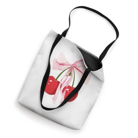 Coquette Bows with cherries Cute Coquette girl clothes Tote Bag